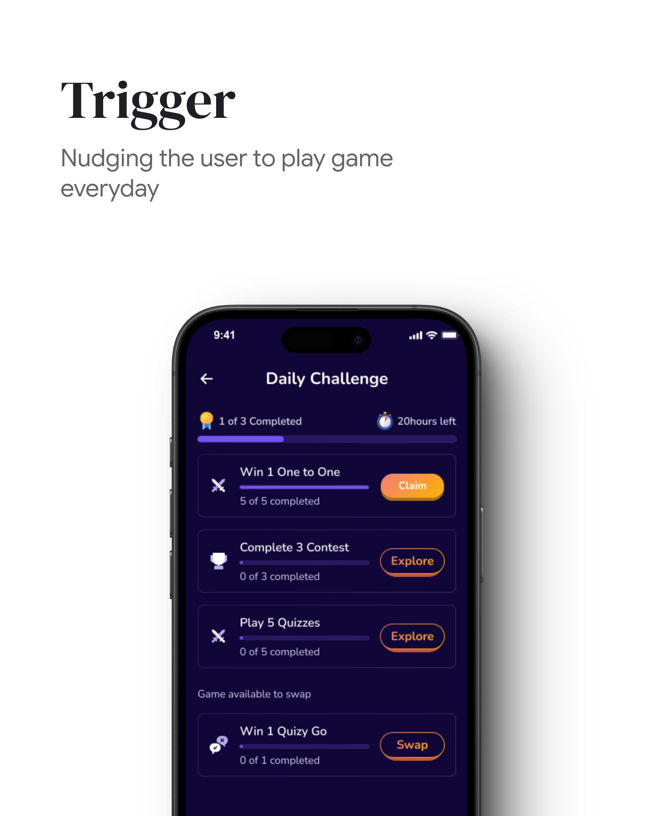 Turning First-Time Players into Daily Users