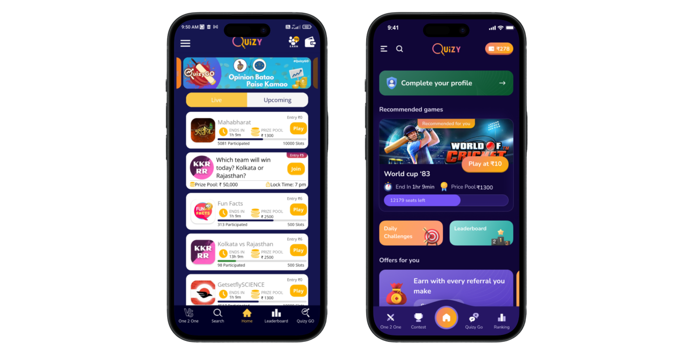 Revamped Core Screens