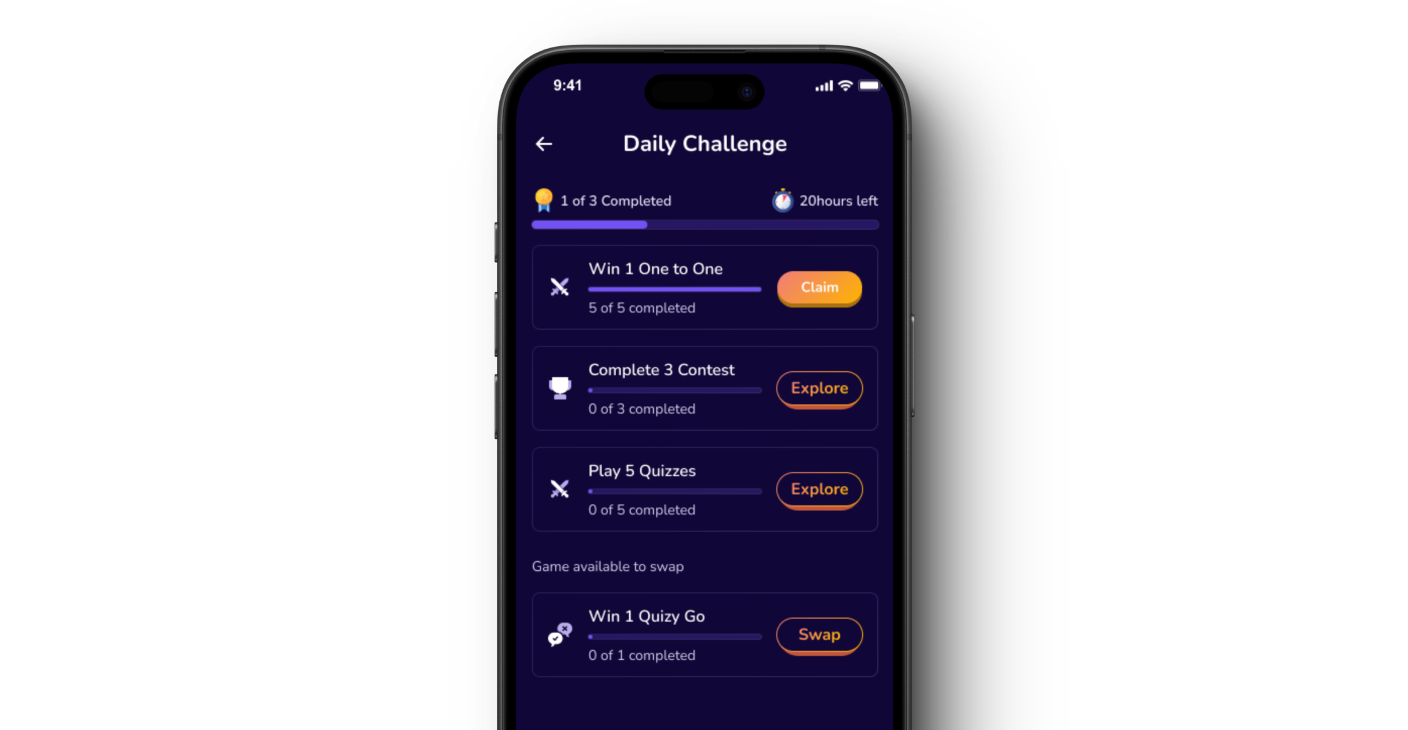 Trigger: Daily Challenge as the Starting Point